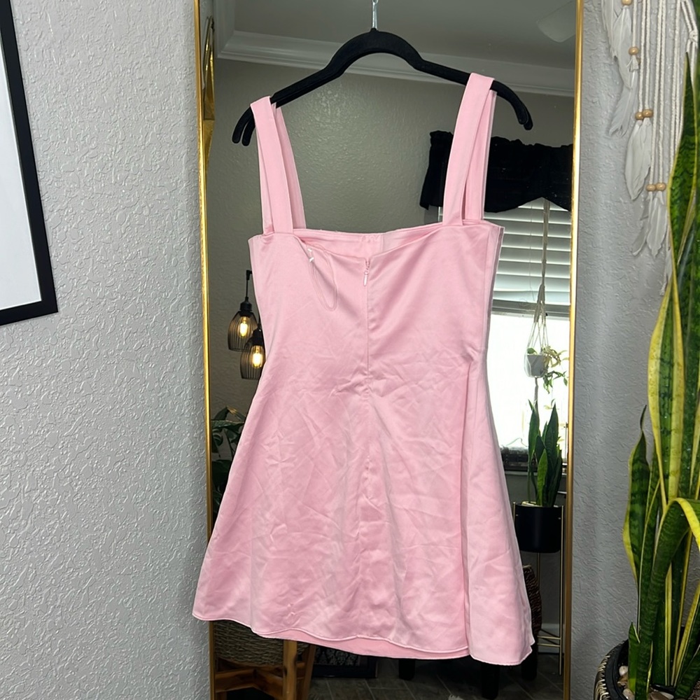 HOUSE OF CB 'Kara' Pink Quartz Mini Dress NWOT - Picture 11 of 15